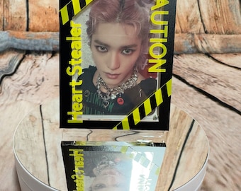 Cadre pour carte photo acrylique Heart Stealer : décoration Kpop Idol