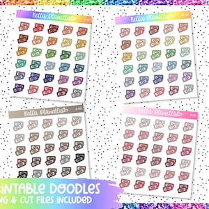 Payday || 4 Colours || Printable Doodles || Printable || Cut Line Files || Instant Download