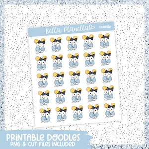 Cindy || Printable Doodles || Printable || Cut Line Files || Instant Download