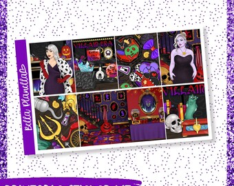 Villainous // Kit semanal imprimible // Imprimible // Archivos de corte // Archivos cortados a mano // Descarga instantánea