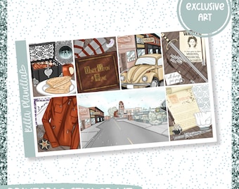 Bienvenido a Storybrooke // Arte exclusivo // Kit semanal imprimible // Imprimible // Archivos de corte // Archivos cortados a mano // Descarga instantánea