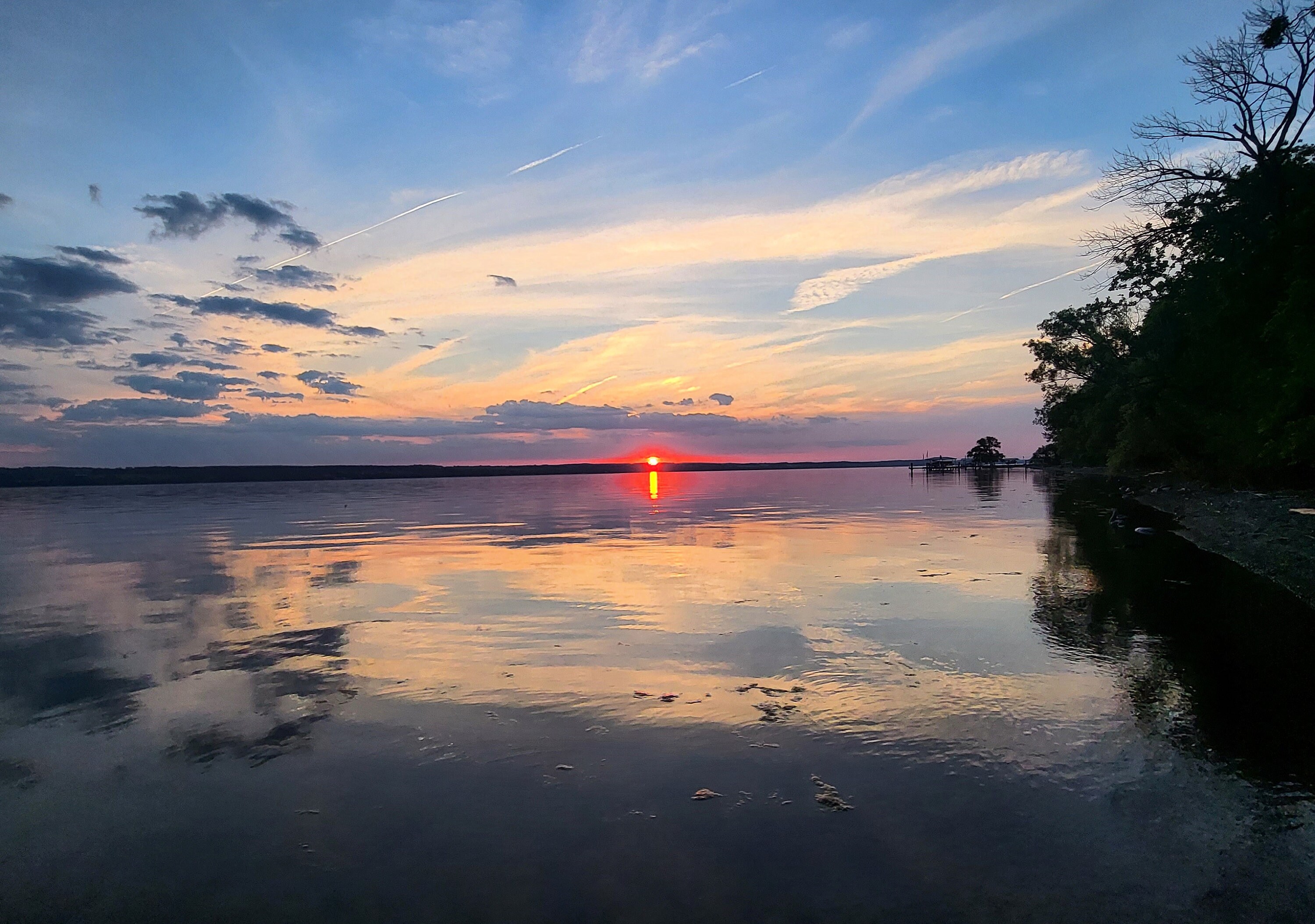 Lake Sunset Wall Art - Etsy