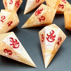 Gold Fire 10 d6 set
