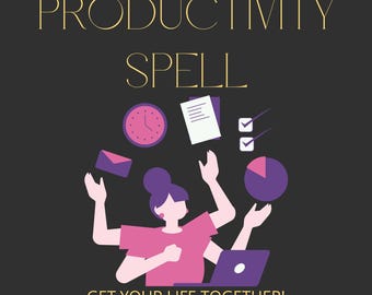 PRODUCTIVITY & FOCUS SPELL - Get Your Life Together, Discipline, Motivation, Organization, Time Management, Achieve Your Goals!