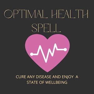 OPTIMALER GESUNDHEITSZAUBER - Heilt alle Krankheiten und Krankheiten, vollkommenes Wohlbefinden, Vitalität und Energie, Lindert chronische Schmerzen,