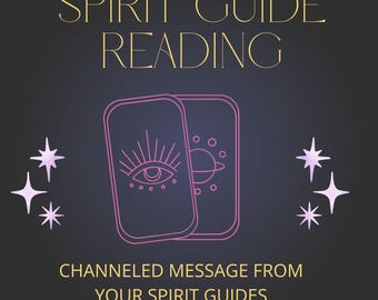 Detailed Spirit Guide Psychic Medium Reading | Channeled Message from Spirit | Intuitive Message | Energy Insight | Higher Self Guidance PDF