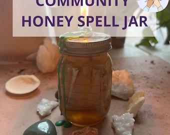 COMMUNITY Sweetener SPELL JAR - Make People Sweeter/Nicer/More Pleasant To You, Make Them Like You More, Done Every Friday (with picture!)