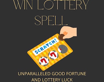 WYGRAJ ZAKLĘCIE NA LOTERII - Ekstremalne szczęście, Szczęśliwe liczby, Szczęście w hazardzie, Jackpot, Zaklęcie milionera,