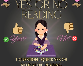 YES OR NO Psychic Reading - Ask 1 Question, Quick Pendulum Reading -  - Get Accurate Guidance & Clarity - Skilled Oracle, Divination