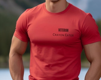 Veteran Crayon Eater Tee - Unisex marinskjorta