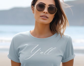 Maglietta Y'all Southern Sayings: maglietta unisex a maniche corte