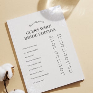Bridal Shower Games, Printable Bridal Shower Games, Fun Interactive Party, Activities for Celebrating Bride-to-Be - Perfect Gift Idea