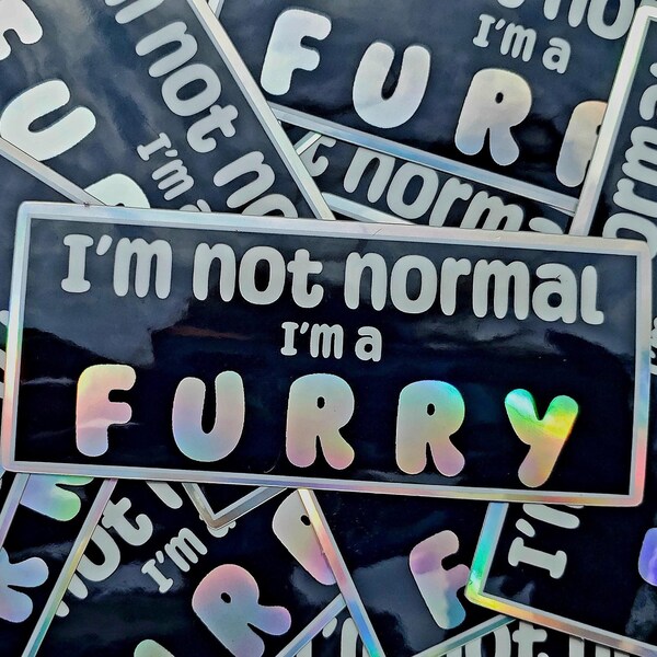 Furry Sticker - Etsy