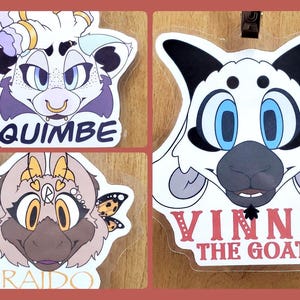 Custom Fursona Badge