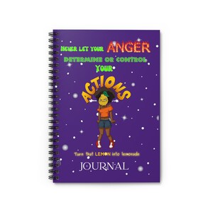 Journal/mental health/journaling/affirmation/black girl journey
