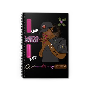 Journal/mental health/journaling/affirmation/black girl journey