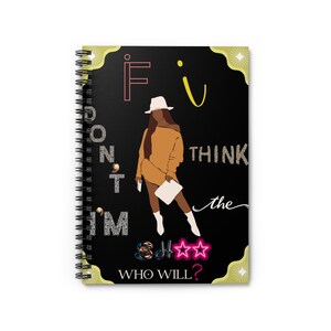 Journal/mental health/journaling/affirmation/black girl journey