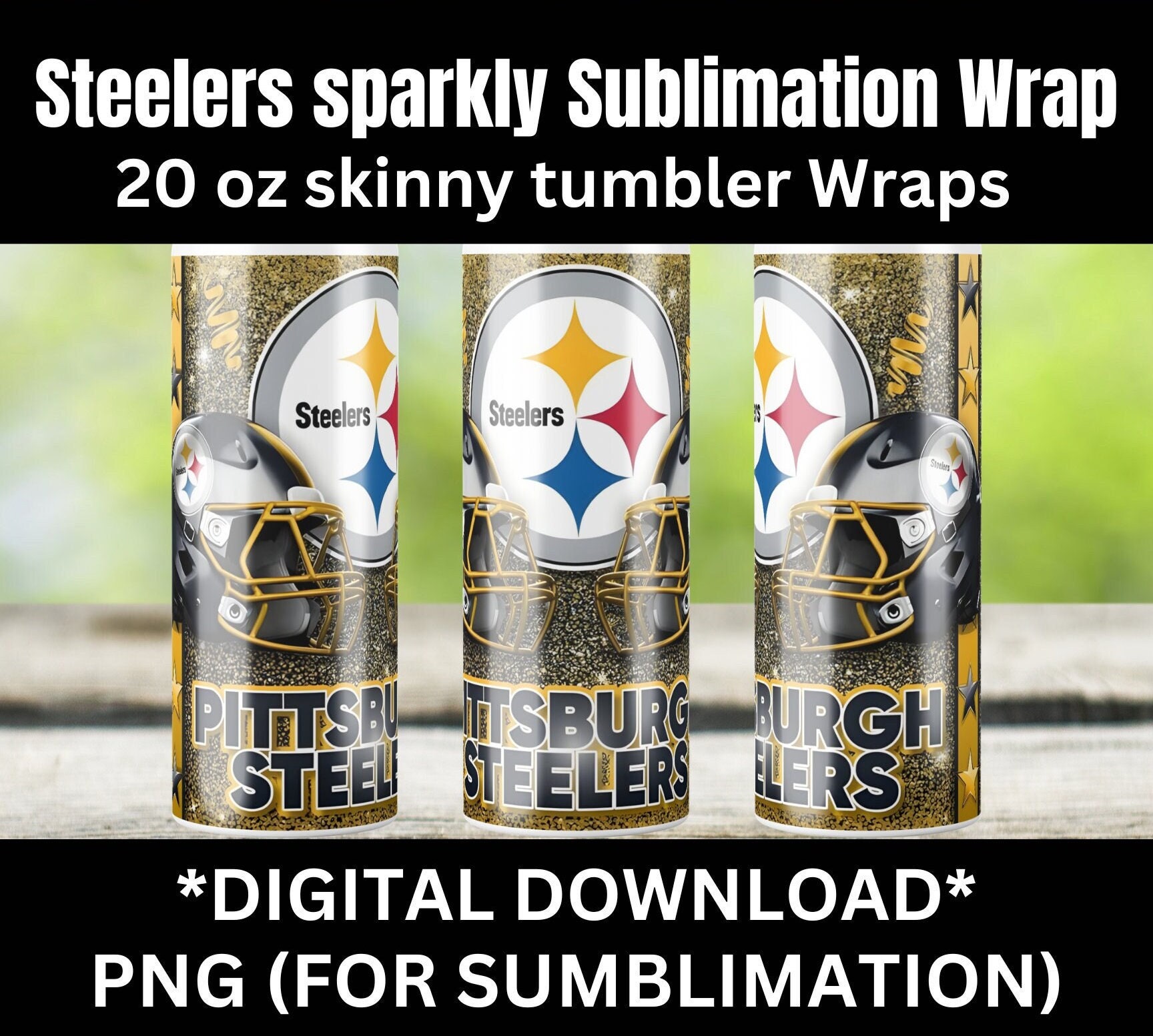 Steelers Tumbler — Sontia's Designs