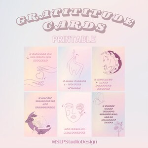 50 cartes d’affirmation pour le téléchargement numérique de gratitude, jeu d’affirmation imprimable, pratique quotidienne de gratitude, jeu d’affirmation de pleine conscience