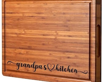 Personalized Cutting Board Wedding Gift, Bamboo Charcuterie Board, Unique Valentines Day Gift, Bridal Shower, Engraved Engagement Present,