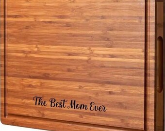 Custom Cutting Board, Engraved Bamboo Wedding Cutting Board, Engraved Anniversary Gift, Personalized Wedding Gift,Mother's Day gift