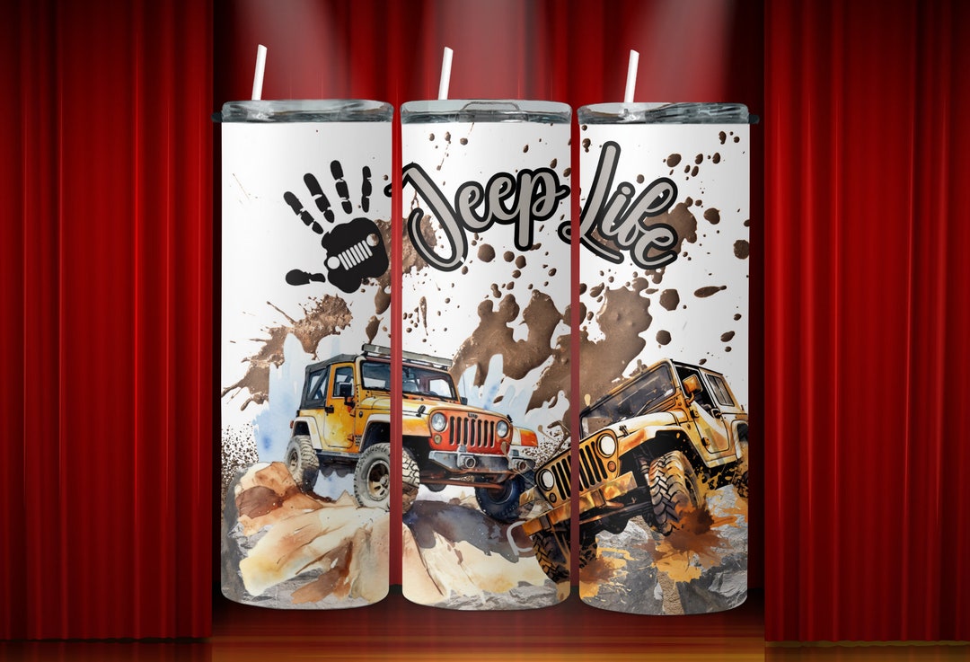 Jeep Life Jeep Wrangler Custom 20 Oz Tumblers Etsy UK