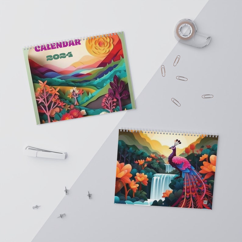 Personalized Wall Calendar/best 2024 Calendar/design Wall Etsy