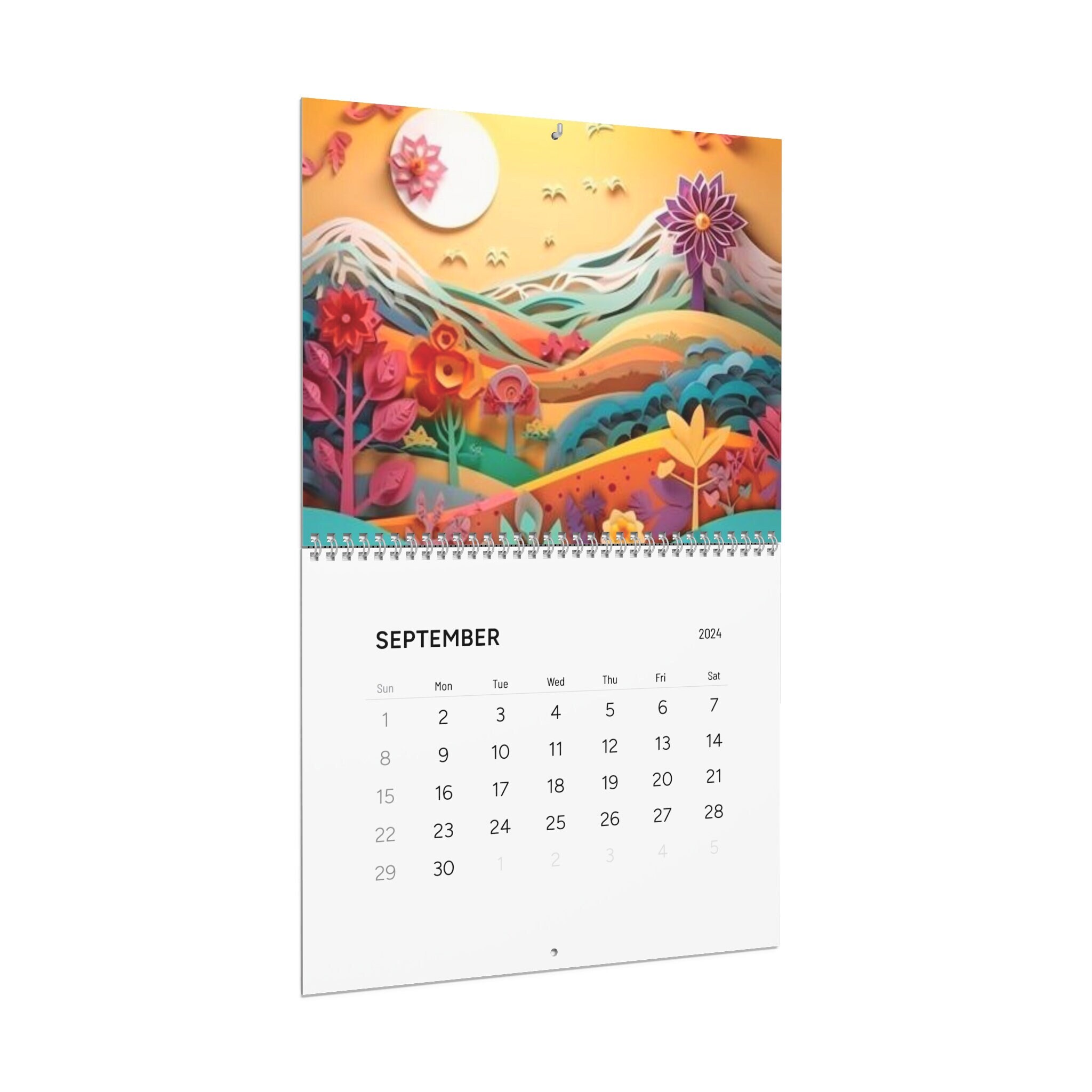 Personalized Wall Calendar/best 2024 Calendar/design Wall Etsy