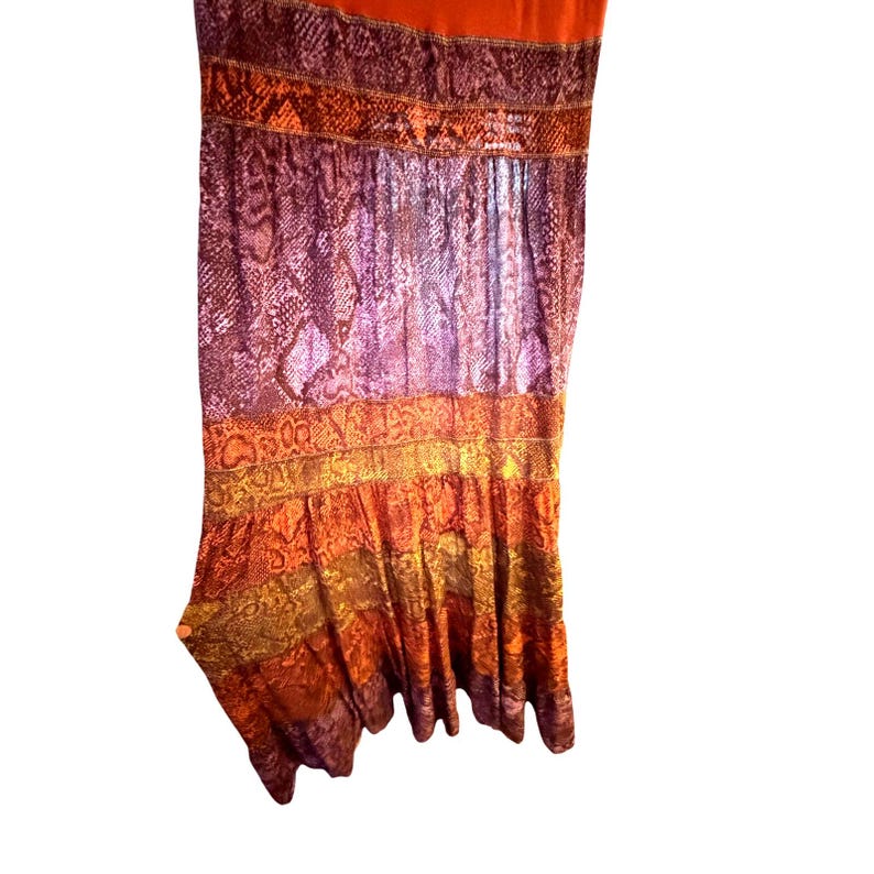Anthropologie x Colima tiered, pleated, snake print maxi tank dress (XL) SOLD OUT! image 12
