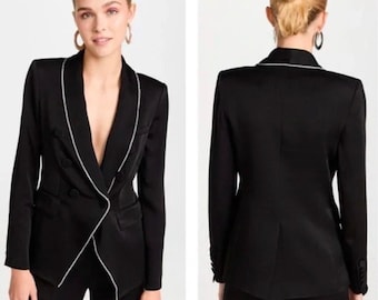NWT never worn Veronica Beard Satin “Jagger” Dickey Jacket