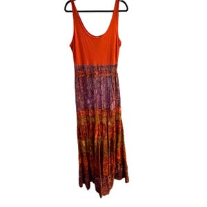 Anthropologie x Colima tiered, pleated, snake print maxi tank dress (XL) SOLD OUT! image 9