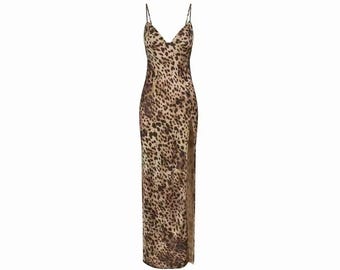 Skims X Dolce Gabbana Silk Long Slip Dress sz Large With Box