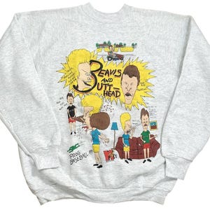 Vintage Bootleg Beavis And Butt-Head Sweatshirt XL NWOT