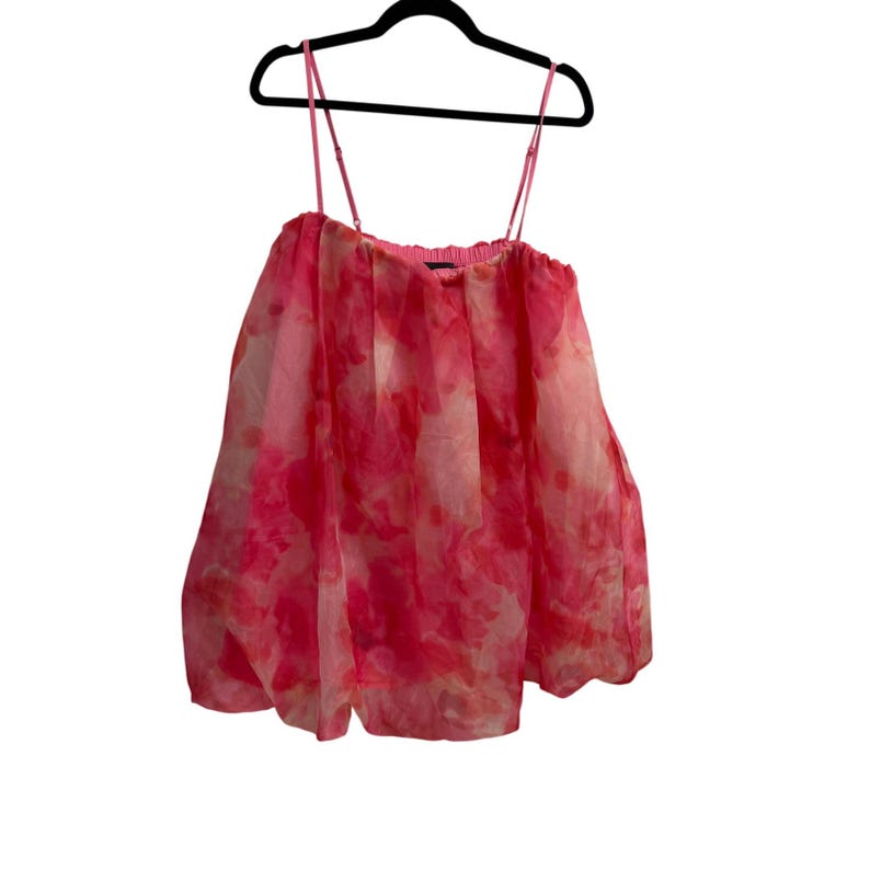 Anthropologie x Sunday in Brooklyn Organza Bubble Dress Cotton Candy Pink sz L image 5