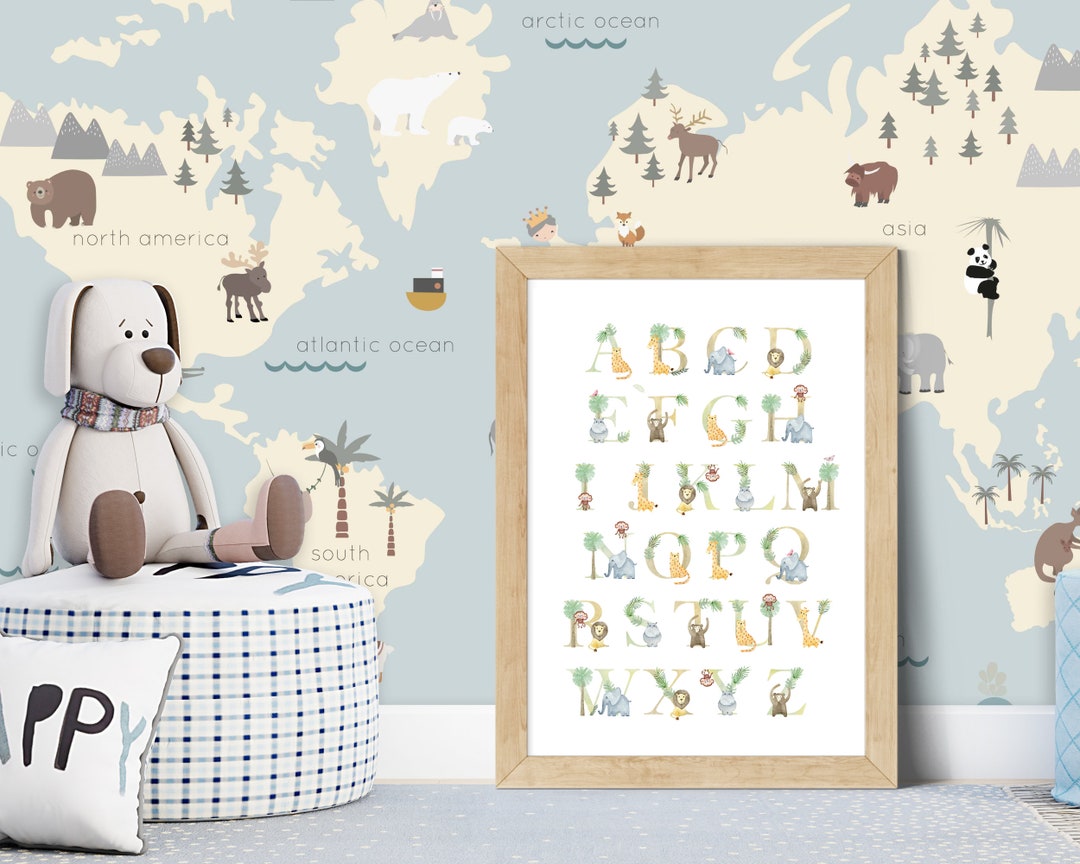 Printable Nursery Art, Printable Kid Room Decor, Nursery Wall Art ...
