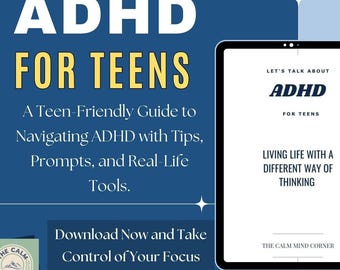 Adhd Teen Guide Student Resource High School Workbook Focus Strategy Time Management Study Technique Executive Function Skill Development