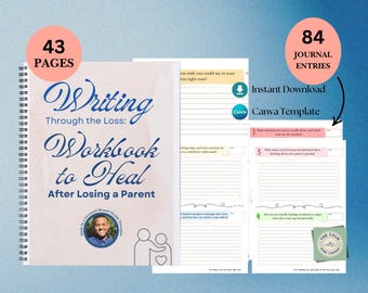 Digital Workbook for Healing After the Loss of a Parent Digital Grief Support Workbook Digital Coping after Losing a Parent Grief Support