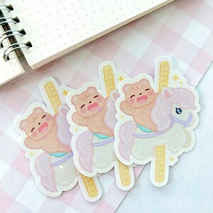 Abandon de l'autocollant d'ours de carrousel de Zazzle.be Liste d'envies Vous avez des idées ? Fait main | Vinyle | Holographique | Laminé | Imperméable | Résistant aux rayures | Kawaii | Papeterie