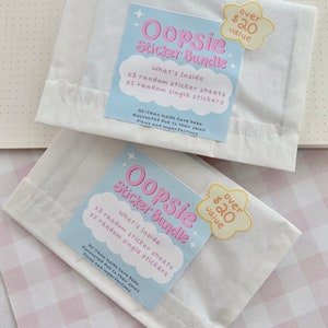 Oopsie Sticker Bundle | B-Grade | Grab Bags | Stationery | Mystery Bundle | Sticker Pack | Value Pack | Surprise Stickers | Blind Bag
