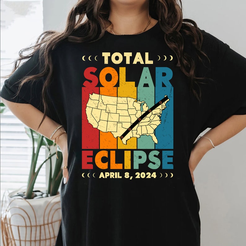 Total Solar Eclipse April 8th 2024 Png, North America Tour Png, Path of