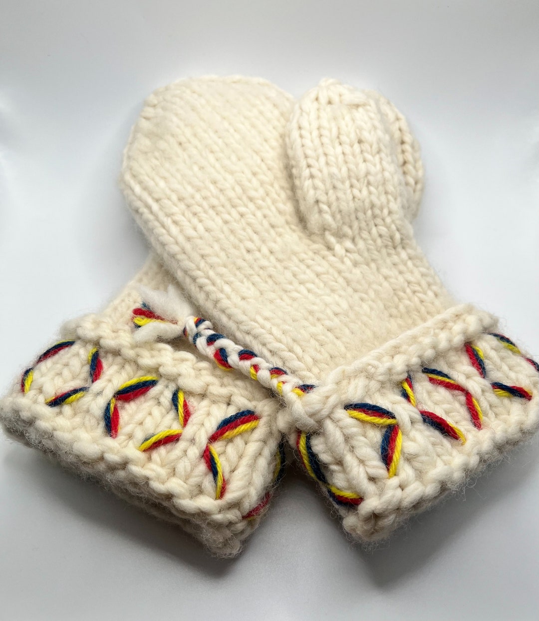 Men's Warm Lovikka Mittens Extra Warm Men's Gloves Hand Knitted Mittens