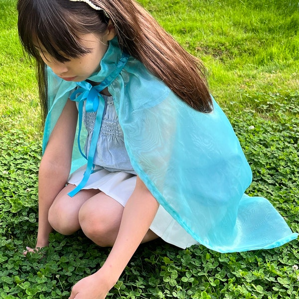 Princess Cape for Toddlers Elsa Dress-up Cape