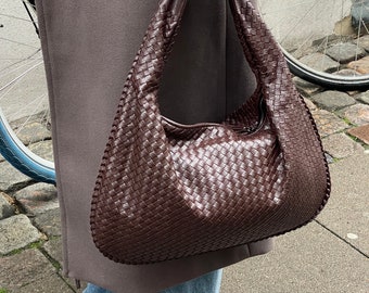 Bolso bandolera, bolsos para mujer, bolso bandolera de cuero vegano, bolso hobo, bolso tote mujer, bolso de mujer, bolso hobo de cuero de hombro, bolso de regalo para mujer, bolso