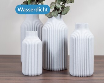 Vase "Bottle" • Wasserdicht • Für Frischblumen und Trockenblumen • 3D Druck • frische Blumen - Homepage Decor