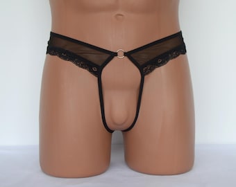 Open Access Lace Panties — Sissy Lingerie for Men
