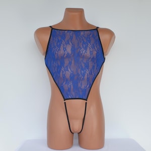 Sissy lingerie for men, see though underwear, sheer mesh bodysuit