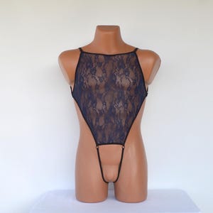 Open access lingerie for men, Sissy lingerie for men, see though underwear, sheer mesh bodysuit