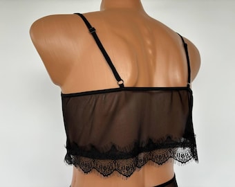 Sheer mesh top for men