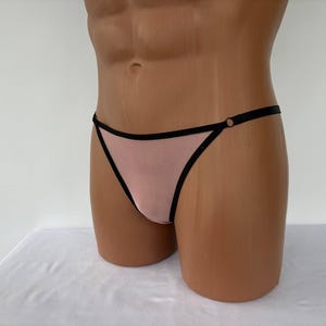 Sheer men&#39;s panties, Mini thong for men, see though underwear