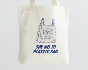 Zeg nee tegen de plastic draagtas